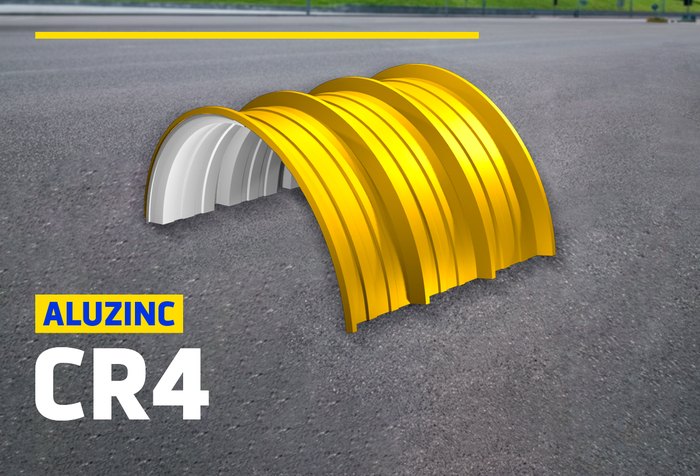 ALUZINC CR4 CURVO