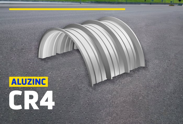 ALUZINC CR4 CURVO BLANCO