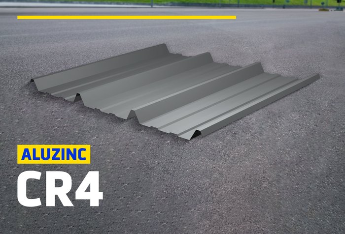 ALUZINC CR4 RECTO GRIS