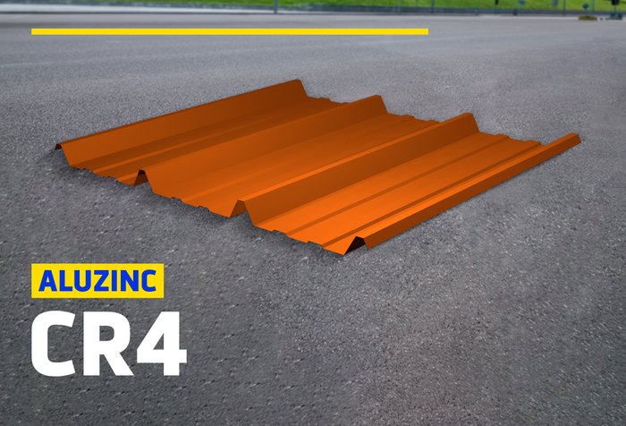 ALUZINC CR4 RECTO NARANJA