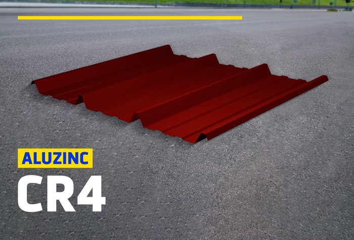 ALUZINC CR4 RECTO ROJO ÓXIDO
