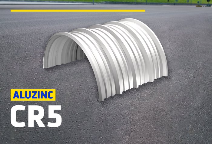 ALUZINC CR5 CURVO BLANCO