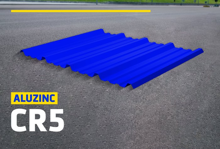 ALUZINC CR5 RECTO AZUL