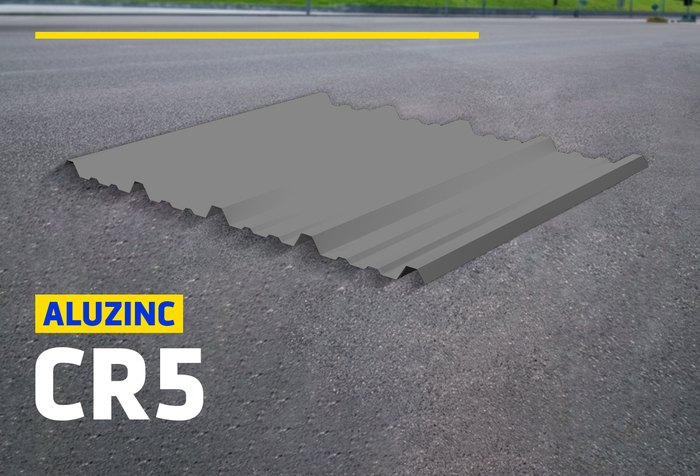 ALUZINC CR5 RECTO GRIS