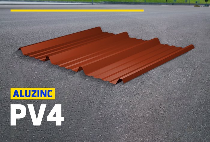 ALUZINC PV4 MARRÓN