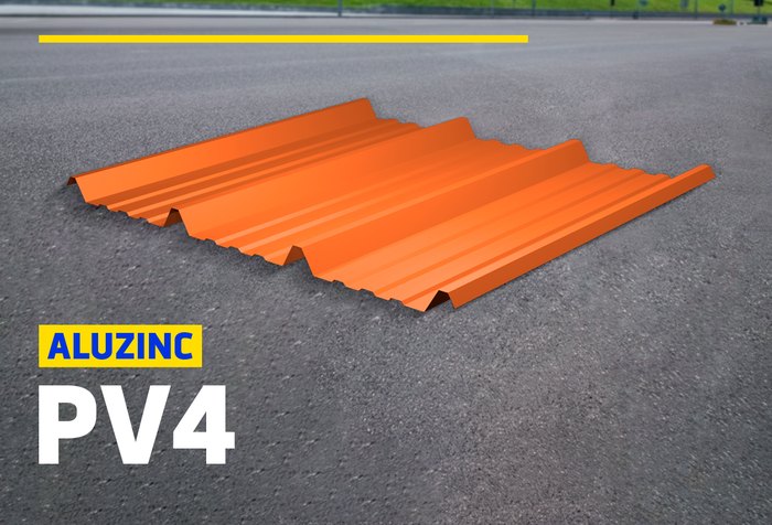 ALUZINC PV4 NARANJA