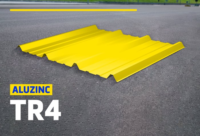 ALUZINC TR4 RECTO AMARILLO
