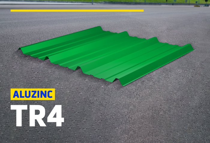ALUZINC TR4 RECTO VERDE