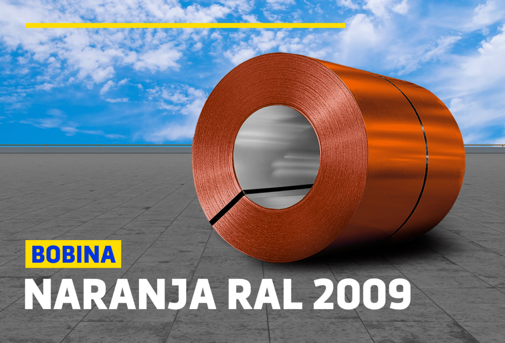 BOBINAS DE ALUZINC NARANJA RAL 2009
