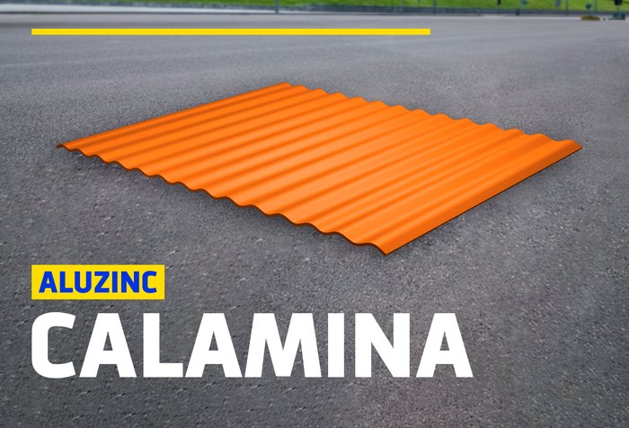 CALAMINA PREPINTADA NARANJA