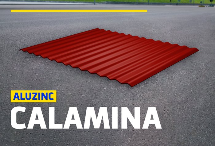 CALAMINA PREPINTADA ROJO ÓXIDO