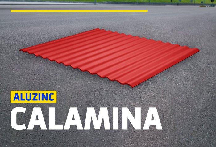 CALAMINA PREPINTADA ROJO