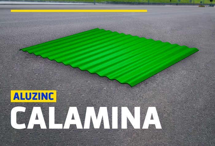 CALAMINA PREPINTADA VERDE
