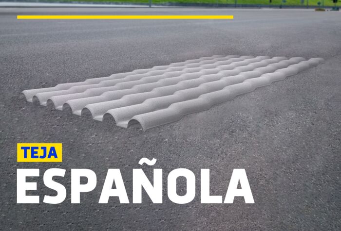 TEJA ESPAÑOLA UPVC TRANSPARENTE