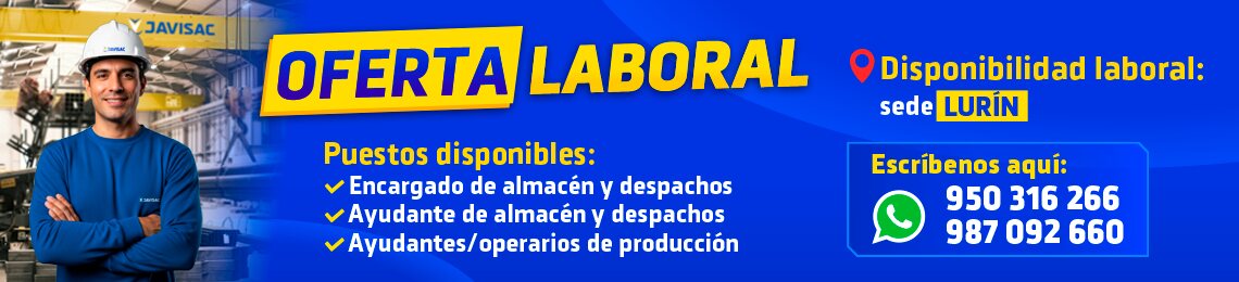 Oferta laboral Javisac